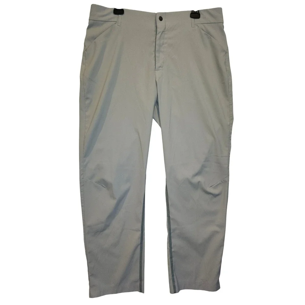 Nike Tiger‎ Woods Platinum Mens Golf Pants Gray Fit Dry 256806-061 36x30